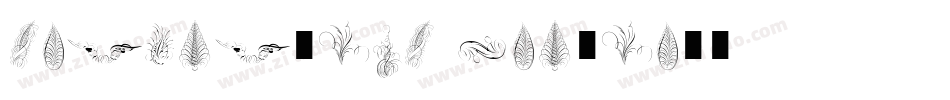 Penmanship Feathers字体转换
